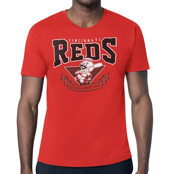 Men's Starter Red Cincinnati Reds -80s Inspired T-Shirt