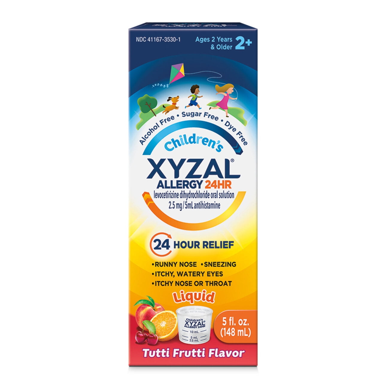 Xyzal Children's Allergy 24HR Oral Solution (5 Oz), Allergy Relief