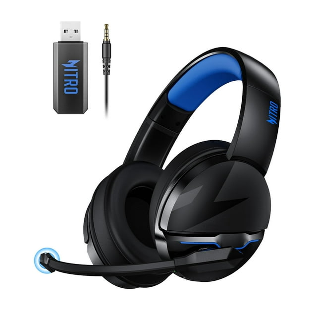 Auriculares inalámbricos para juegos Acer Flex de 2,4 GHz con batería de 100 h