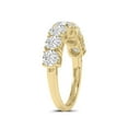 thumbnail image 4 of TimeLe$$ Classics 14K Yellow Gold Round Lab Grown Diamond Ladies Seven Stone Wedding Anniversary Stackable Ring Band - 1 CTW (Ring Size: 8.5), 4 of 7