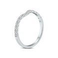 thumbnail image 2 of SZUL Women's 1/2 Carat TW Lab Grown Diamond Wedding Band in 14K White Gold, 2 of 6