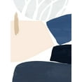 thumbnail image 2 of Barnes, Victoria 19x24 White Modern Wood Framed Museum Art Print Titled - Denim and Sand II, 2 of 4