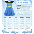 thumbnail image 4 of Benylion Girls Princess Dresses Halloween Costume Birthday Party Dress up Cosplay Outfits Role Play Clothes Whit Wig for 3-4 Years, 4 of 7