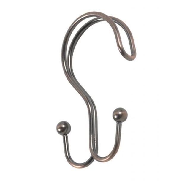 SLM-DO-67 Double Type Bronze Lourd Métal Rideau de Douche Crochets & 44; Ensemble de 12