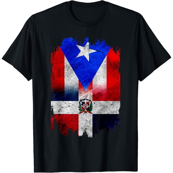 Playful Comfort Tee - DominiRican Dominican and Puerto Rican Flag Dominican Flag T-Shirt