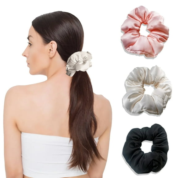 Minasuki Large Satin Scrunchies