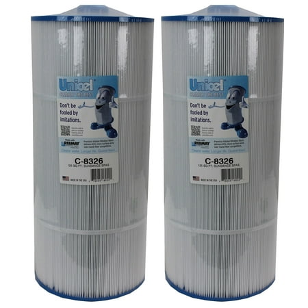 - 2) New Unicel C-8326 Pool Replacement Cartridge Filter 125 Sq Ft Sundance Spas