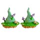 thumbnail image 3 of 2 sombreros de cubo de punto de ganchillo Yinane con forma de seta para fiestas y juegos de rol, 3 of 8