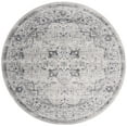 thumbnail image 2 of SAFAVIEH Charleston Zharko Floral Area Rug, Gray/Dark Gray, 6'7" x 6'7" Round, 2 of 8