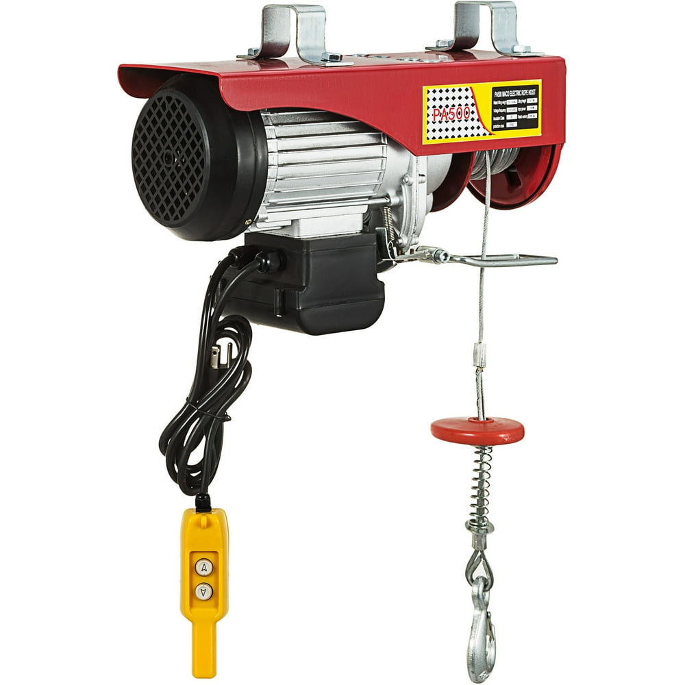 VEVOR Lift Electric Hoist 1100lbs, Electric Hoist 110v, Remote Control