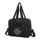 thumbnail image 4 of Qarigey Bolso de hombro de moda para mujer con bolso de hombro uniforme de poliéster transpirable de gran capacidad Bolsas de mensajero y de hombro violeta claro, 4 of 6
