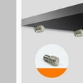 thumbnail image 3 of 10 Pcs Shelf Support Studs Pegs Pins Plugs 8/9mm Cabinet Bracket silver, 3 of 7
