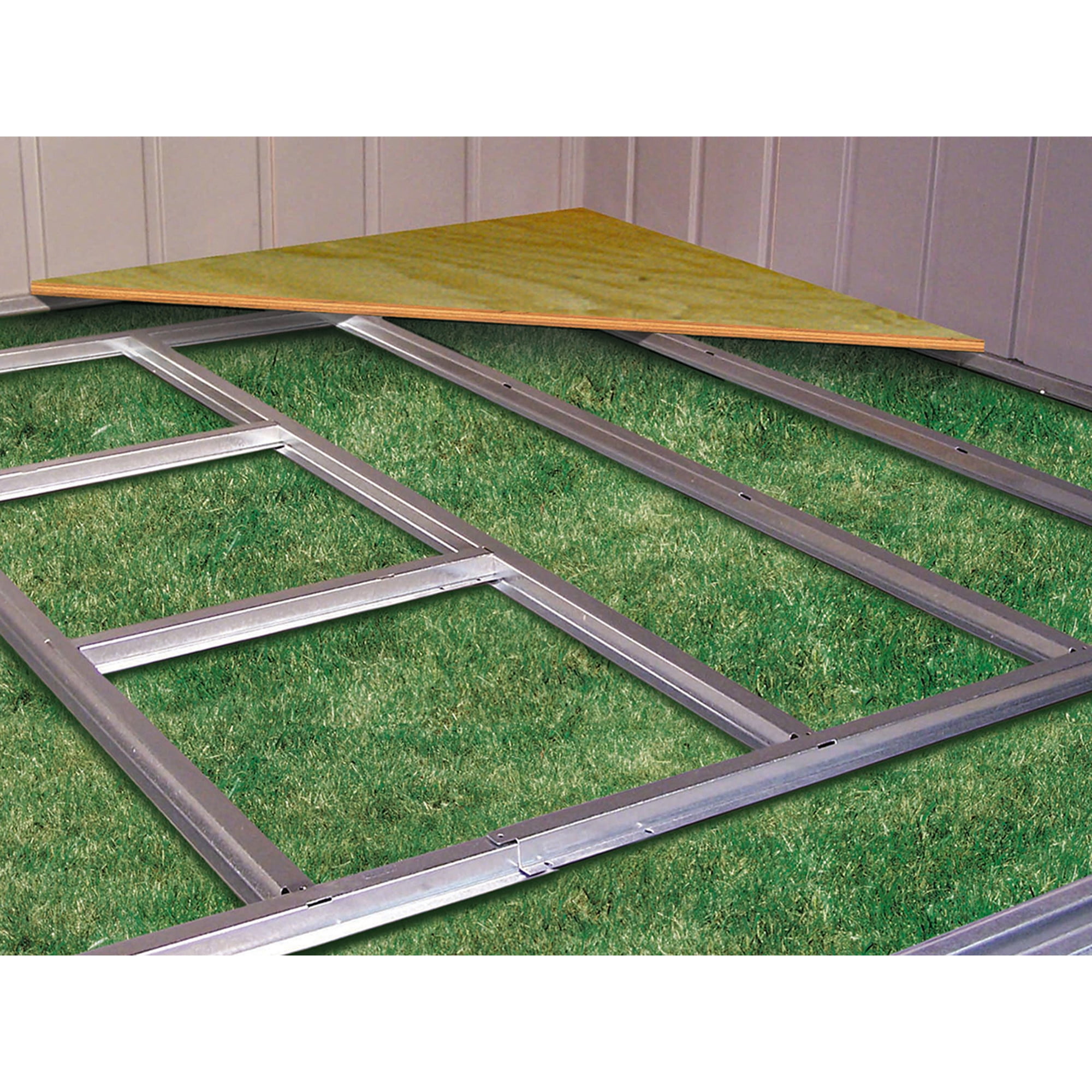 Arrow Classic Grey Floor Frame Kit For Sheds 5X4, 6X4, 6X5 Ft. And Select Sheds 6X4 And 6X5 Ft.
