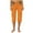 Orange, variant on SwiftWear Women's High-Waisted Cotton Cargo Capris Comfortable Casual Pants with Multi-Pocket & Adjustable Drawstring Comfortable
