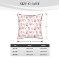 thumbnail image 2 of KLL Cute Pig Decorative Throw Pillow Covers Velvet Soft for Couch Sofa Bedroom Living Room Outdoor (No pillow core)- 18"x18", 2 of 5