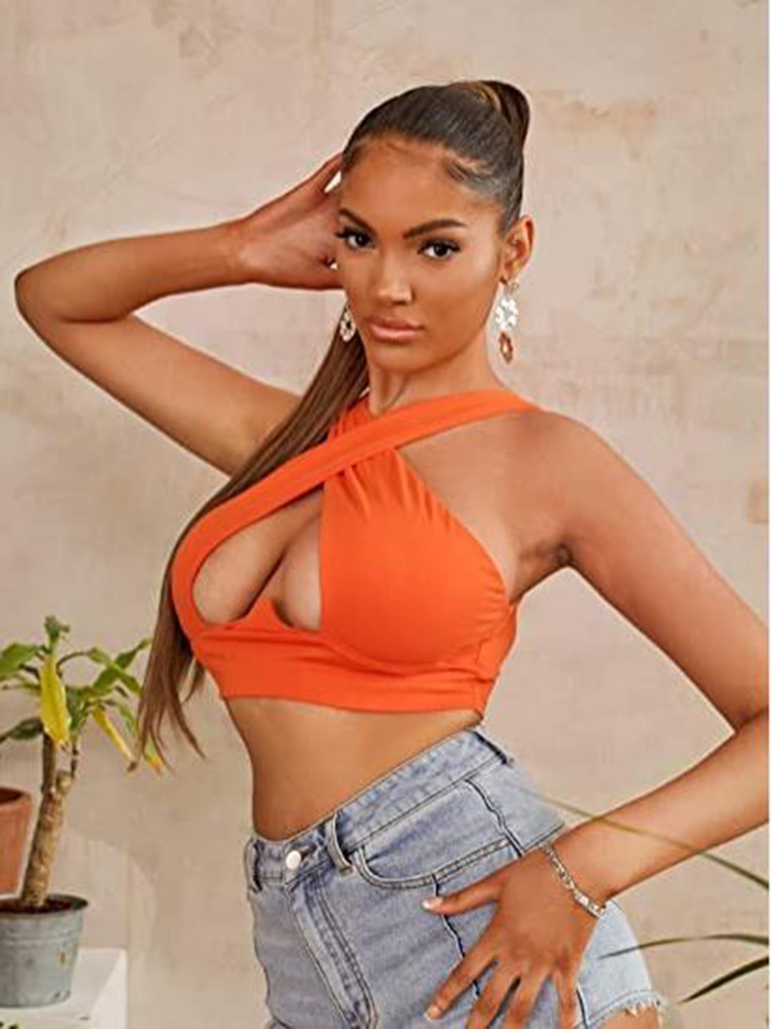 トップス machatt cropped vest Woven Fitted Cropped Waistcoat | boohoo