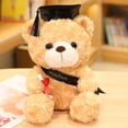 thumbnail image 1 of Muñeco de peluche de oso con sombrero de doctor Muñeco de oso de doctor para graduación Regalo conmemorativo de la temporada de graduación, 1 of 6