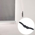 thumbnail image 5 of 4pcs 113mm Nylon Black Rope Cleat, Rope Cleat, Nylon Sailing Mast Claw Tie, Black, 5 of 5