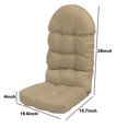 thumbnail image 4 of Adirondack Chair Seat Cushion, Weather Resistant Cushions for Adirondack Chair High Back Indoor Outdoor Patio Tufted Lounge Cushion Seat Pads, Rocking Chair Cushion Set Non Slip with Ties, 4 of 6