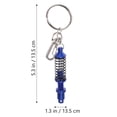 thumbnail image 2 of GOOHOCHY 2Pcs Simple and Convenient Design Coilover Keychain Aluminium Alloy Blue Gift, 2 of 6