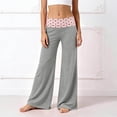 thumbnail image 2 of Xyant Girl's Polka Dots Fold Over Baggy Sweatpants Wide Leg Y2k Pants,Size 11-12 Years, 2 of 6