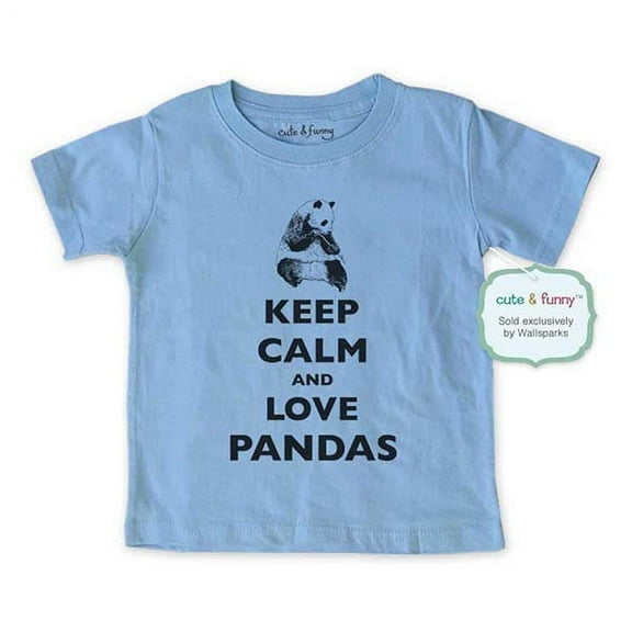 Keep calm and love Pandas - wallsparks cute & funny Brand - Soft Infant & Toddler Shirt