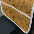 thumbnail image 3 of Autumn Microwave Oven Cover, Fall Tree Branches Leaves Deciduous Seasonal Change Mother Nature Print, Water Resistant Organizer with Pockets Kitchen, 36" x 12", Apricot and Dark Brown, by Ambesonne, 3 of 4