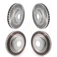 thumbnail image 1 of Genius Front Rear Coated Disc Brake Rotors Kit for Car Land Rover Range Sport Discovery KG-101269, 1 of 9