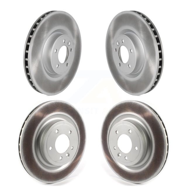Genius Front Rear Coated Disc Brake Rotors Kit for Car Land Rover Range Sport Discovery KG-101269