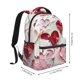 thumbnail image 2 of Disketp Textured Heart Abstract Art Mochila Estampada para Hombre y Mujer – Mochila Ligera Clásica con Múltiples Bolsillos para Universidad, Trabajo y Viajes-One Size, 2 of 5