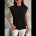thumbnail image 4 of Suéter Sin Mangas con Cuello Redondo para Mujer, Color Negro, Talla L, 4 of 9