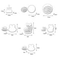 thumbnail image 6 of Non-Stick Biscuit Mold - Food Grade - DIY Plastic - Cute Bunny Pattern - Dessert Baking Mould - Kitchen Tool for Bakery, 6 of 8