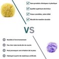 thumbnail image 5 of Esponja natural, esponja de baño muy suave de Grecia, para mayor espuma, hipoalergénica, esponja de ducha de calidad, esponja lavable, flor de ducha, 9 cm (lavado de cara pequeño) JM JM Rojo Verde, 5 of 5