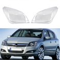 thumbnail image 2 of 1 Pair Car Headlight Lens Cover Head Light Lampshade Front Light Shell for Opel Astra H 2004 2005 2006 2007 2008 2009, 2 of 5