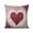 Valentine's Day Purple, variant on Happy Valentines Day Black Red Hearts Dots StripesThrow Pillow Covers 18 X 18 Inch, 1PCS, Linen Study Sofa Cushion Cover Indoor Living Room Home Decor（double-side）