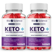 Bio Science Keto ACV Gummies, Maximum Strength, Original Powerful Formula  (2 Pack)