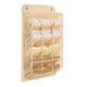 thumbnail image 4 of Closet Hanging Underwear Organizer Mesh Oxford Cloth PP Board Underwear Wall Shelf Wardrobe Hanging Storage Bag for Bra Socks Underpants 15 Pockets Beige, 4 of 5