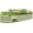 Olive Green, variant on KING BIRD Screwless 4x2x1 ft Raised Garden Bed Galvanized Steel Planter Garden Box for Outdoor Gardening Vegetables Flowers Dark Grey