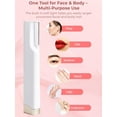 thumbnail image 4 of Dermaplane Facial Razor for Women – Electric 3-Speed Sonic Face Hair Removal Tool with LED Light, Peach Fuzz Remover & Exfoliating Dermaplaning Tool, USB-C Rechargeable with 5 Replacement Heads, 4 of 6