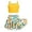 Yellow, variant on Krdevn Girls 3 Piece Tankini Swimsuit Set Ribbed Crop Top Floral Print Ruffle Skirt With Matching Bottoms For Beach Swimwear,5-6 Years