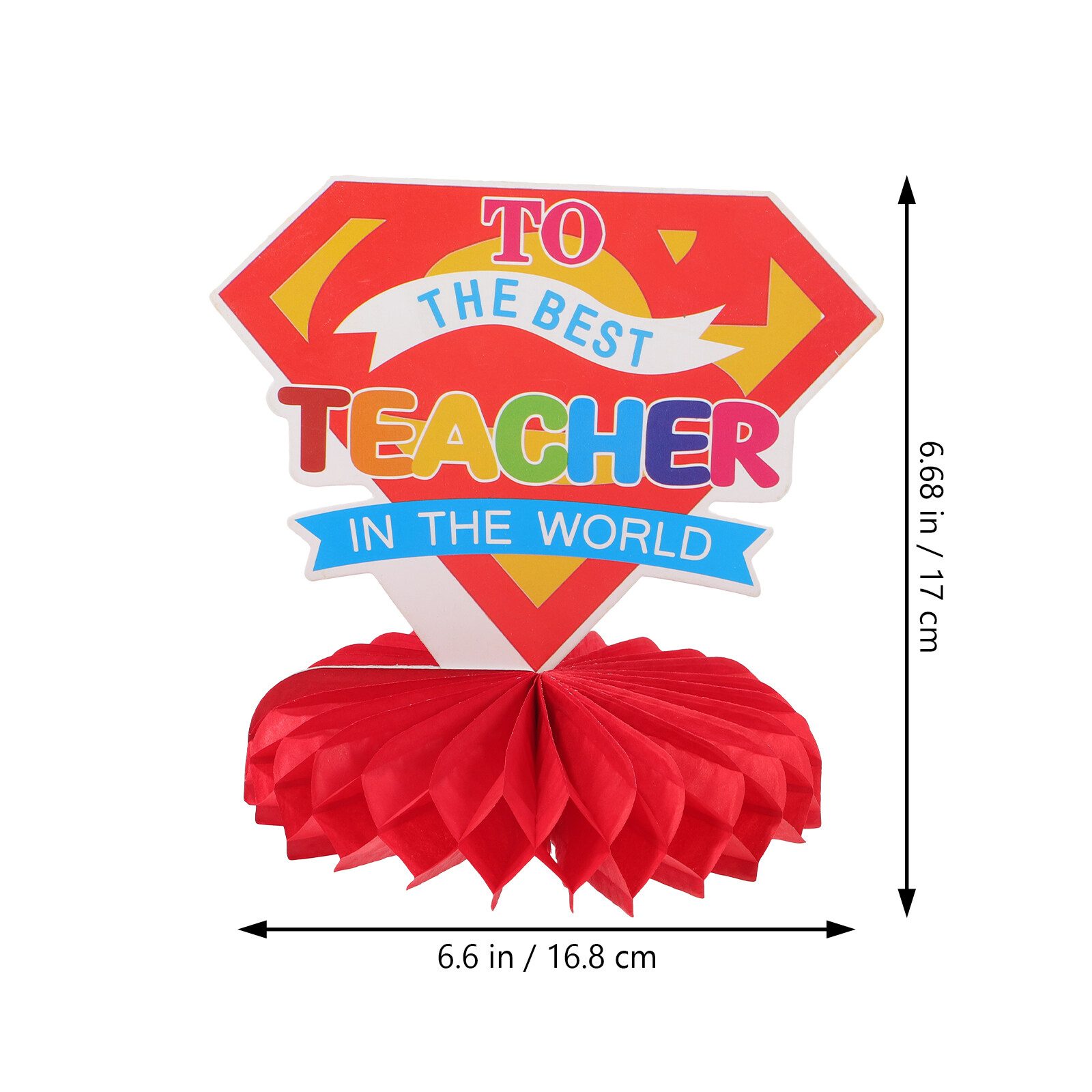 1 Set Teacher Appreciation Table Decorations Centerpieces for Teacher's Day