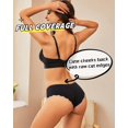 thumbnail image 2 of Ropa interior sin costuras FINETOO para mujer Low Rise Hipster, paquete de 6, 2 of 6
