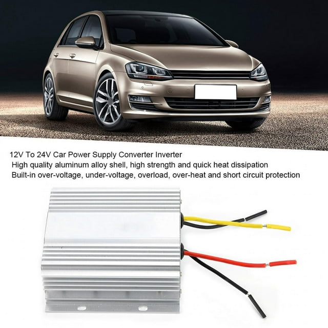 Convertidor elevador de 12V a 24V inversor de fuente de alimentación para automóvil 15A ANGGREK Otros