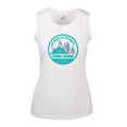 thumbnail image 2 of Women's Levelwear White Los Angeles Dodgers Macy Spring Training Badge Bold Tank Top, 2 of 3