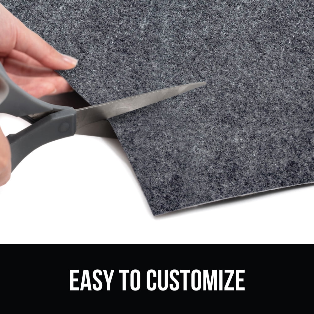GORILLA GRIP LeakGuard Under Sink Mat, Waterproof Shelf Liner, Non-Adhesive, 24x30 Charcoal