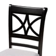 thumbnail image 6 of Baxton Studio Mari Modern 5-Piece Fabric/Wood Dining Set in Dark Brown/Gray, 6 of 10