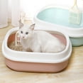 thumbnail image 2 of Spill Proof Detachable Cats Toilet With Sifting Scoops Anti Splashing Toilet for Travel Car Hotel Use, 2 of 9
