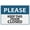 Warning Sign 3, variant on Isolation Room Sign Outdoor Metal Sign - 8"x12" Metal Signs For Business, Workplace, Office, Home, Delivery Signs, Road Signs, Garden Signs