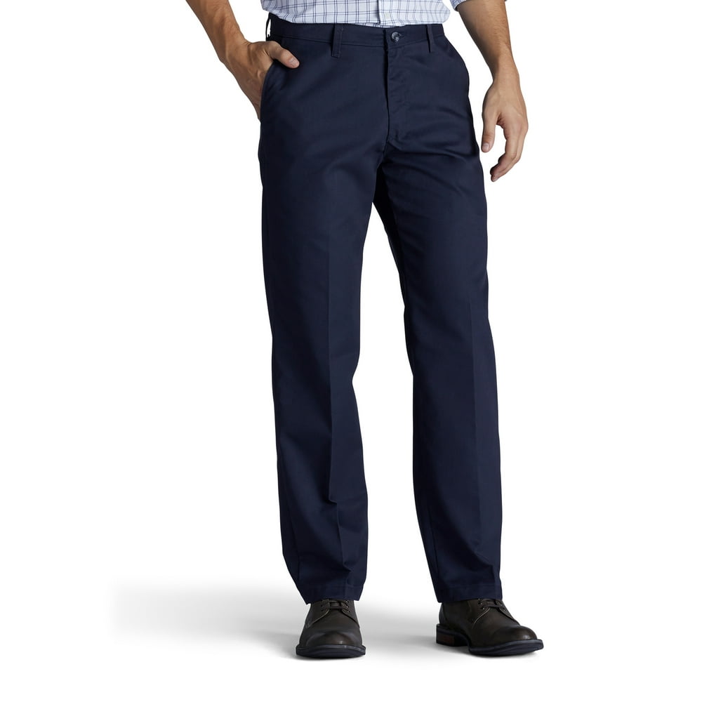 Lee - Lee Men's Total Freedom Flat Front Pant - Walmart.com - Walmart.com