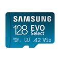 thumbnail image 2 of SAMSUNG EVO Select Micro SD Memory Card + Adapter, 128GB microSDXC 130MB/s Full HD & 4K UHD, UHS-I, U3, A2, V30, Almacenamiento ampliado para teléfono, juegos, Tablet, MB-ME128KA/AM Samsung NA, 2 of 2